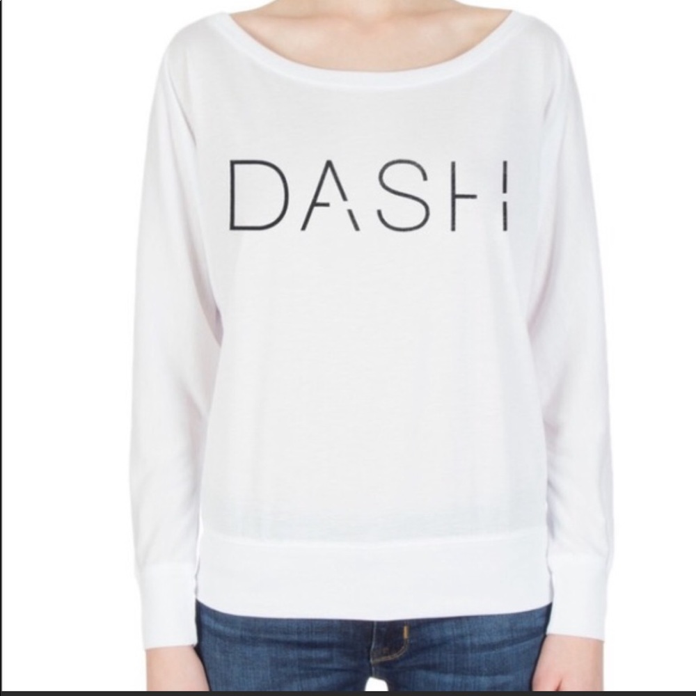 NWOT DASH long sleeve white shirt
